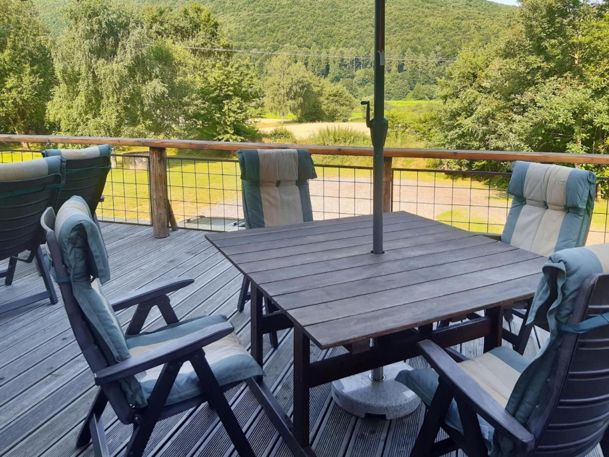 Chalet Haus am Fluss Wahmbeck Exterior foto