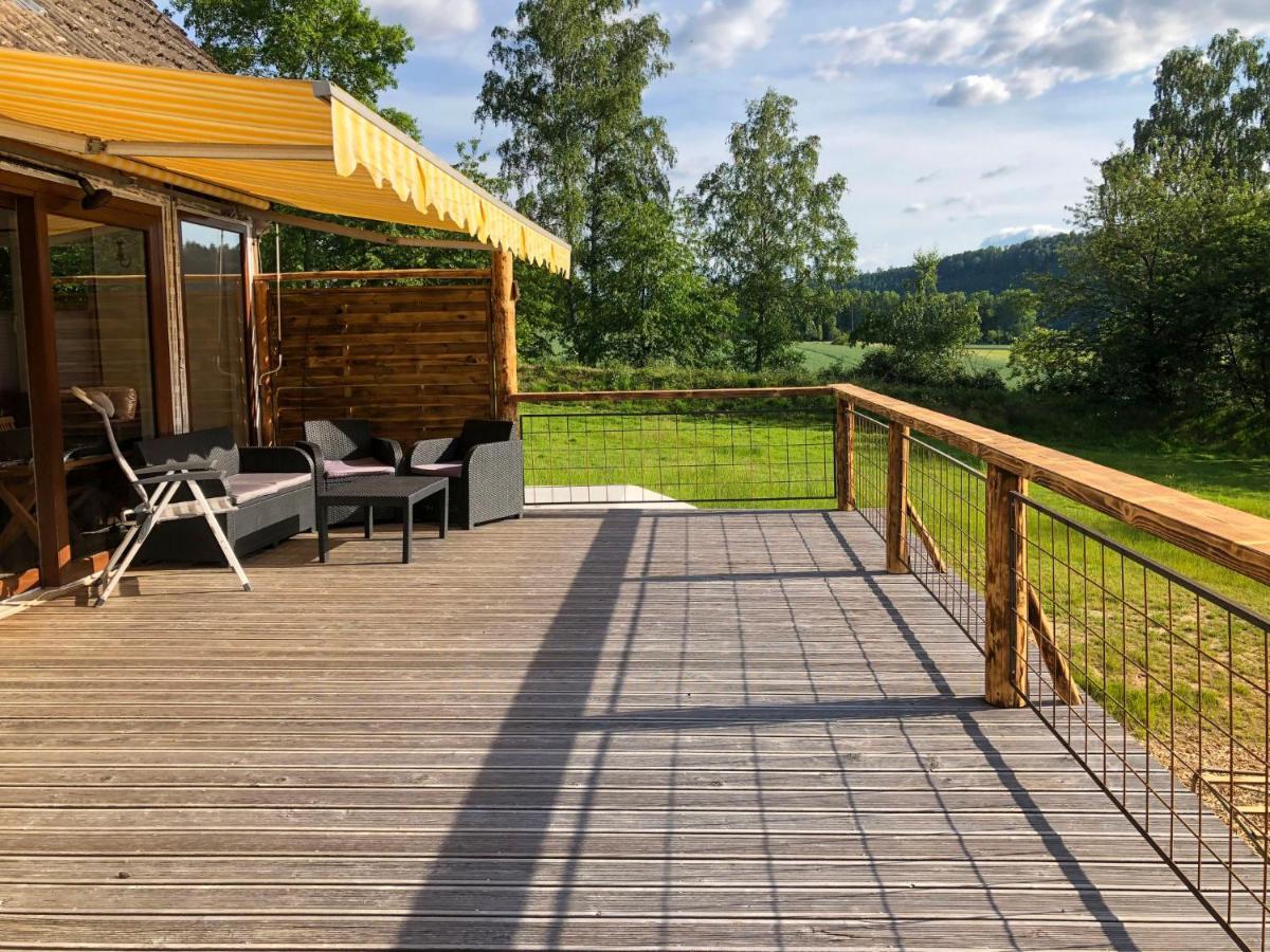 Chalet Haus am Fluss Wahmbeck Exterior foto
