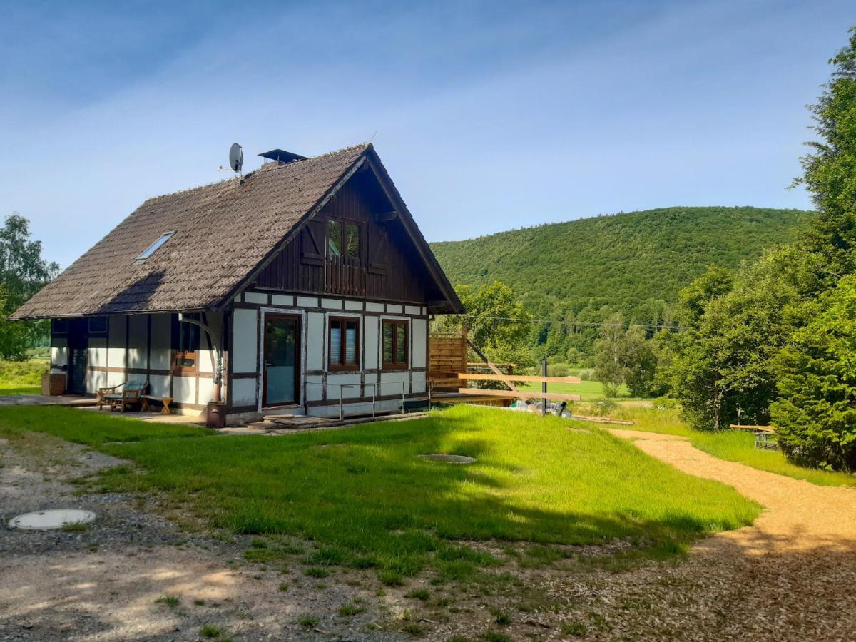 Chalet Haus am Fluss Wahmbeck Exterior foto