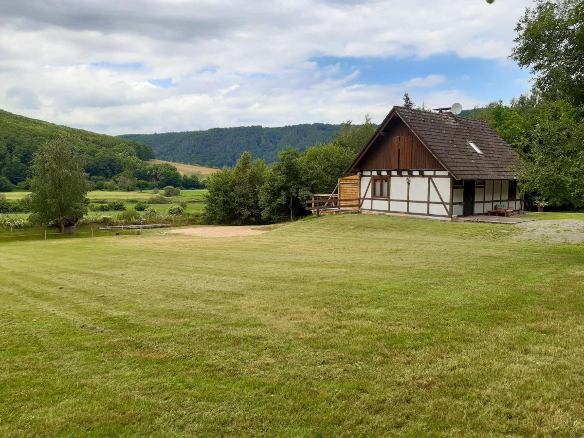 Chalet Haus am Fluss Wahmbeck Exterior foto