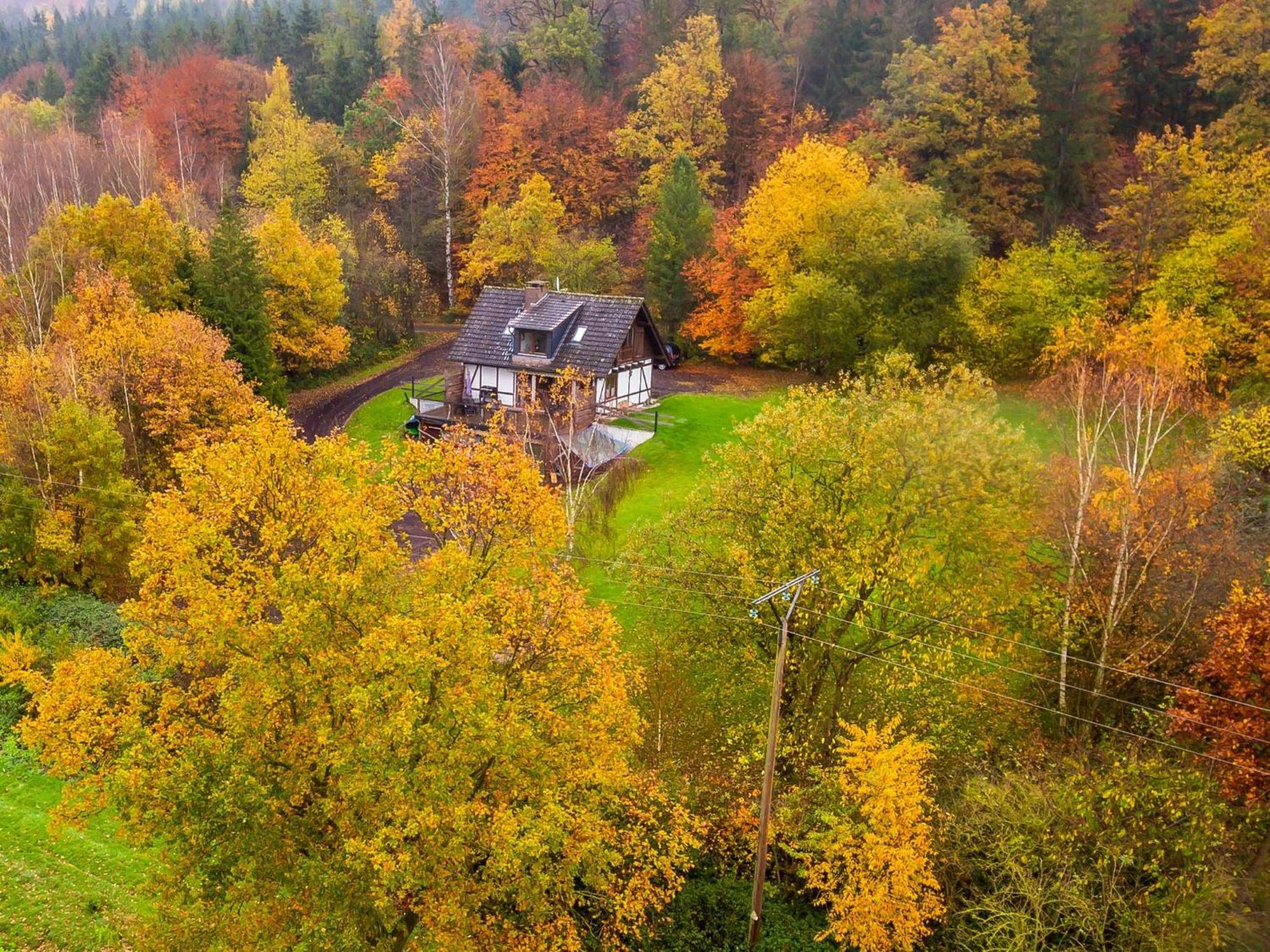 Chalet Haus am Fluss Wahmbeck Exterior foto